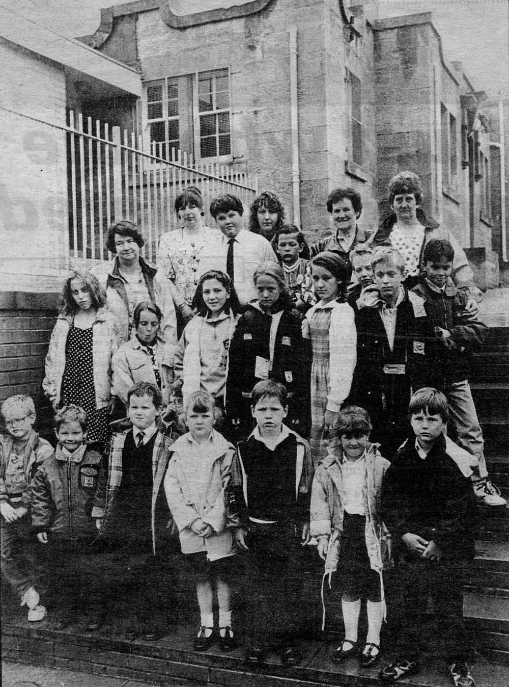 Auchenheath Primary School closing in 1992
